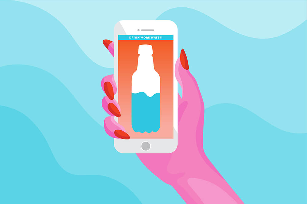 Water reminder application