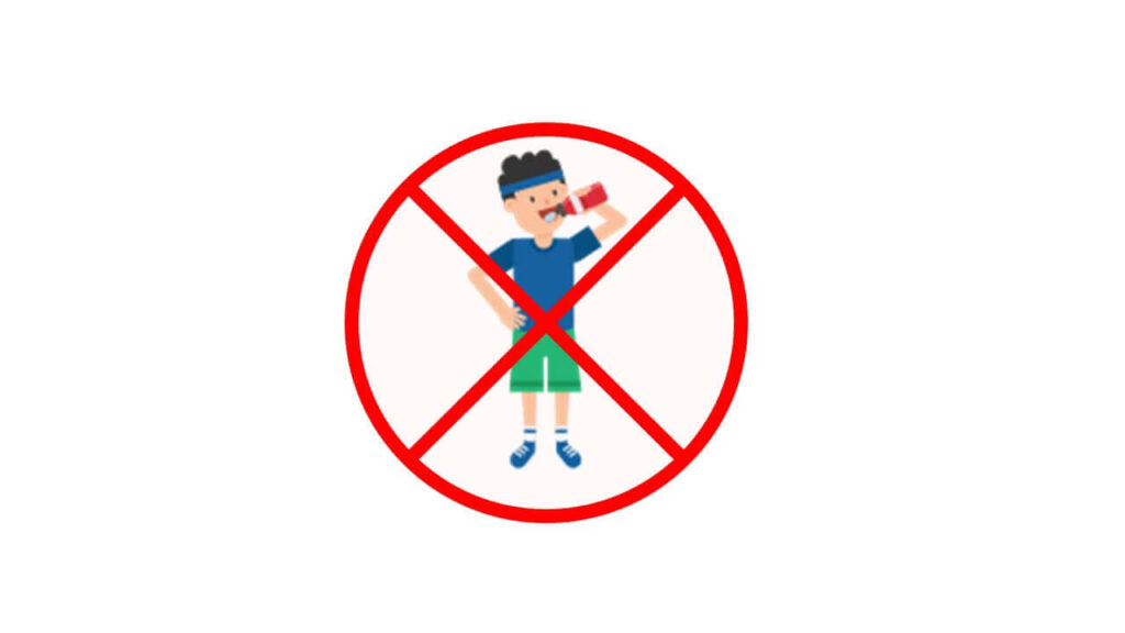 water during workout